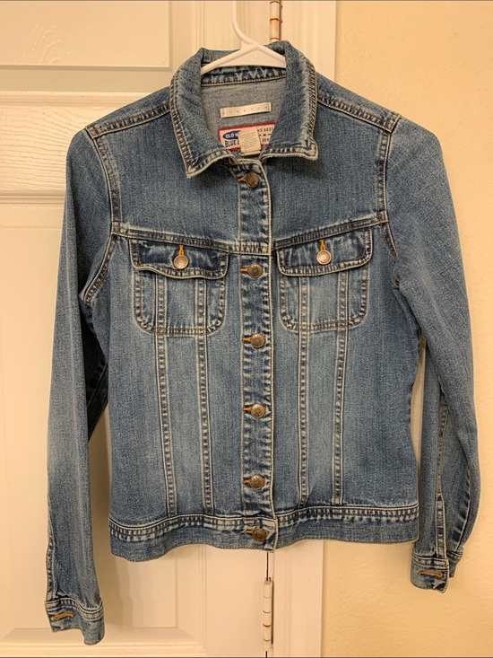 Old Navy Jackets & Blazers - Old Navy xs Petite Women’s Jean jacket blue button pocket Stretch